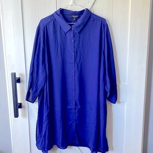 Arna York Collection Woman’s Blouse Color Blue New Tag Still On